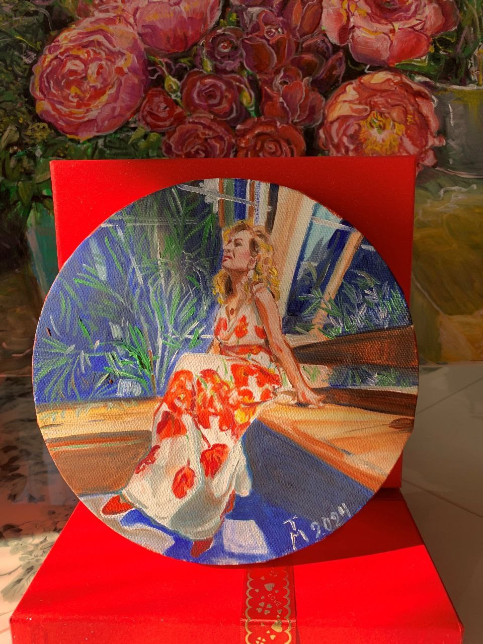 Portrait đ= 25 Oil on canvas 2024