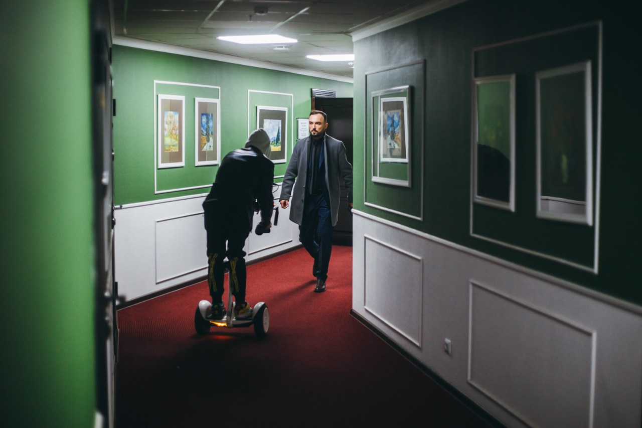 Бэкстейдж съемка рекламы. Фотограф Денис Денисов