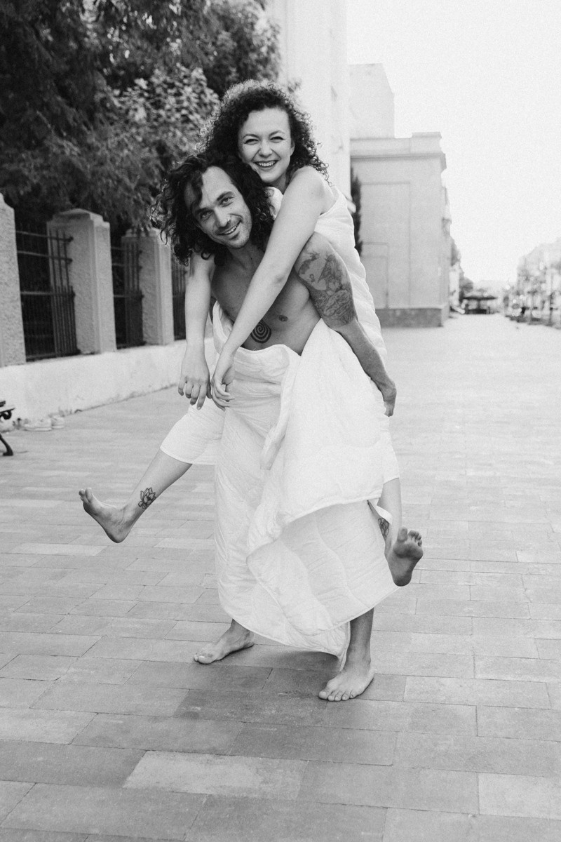 Lovestory in blankets