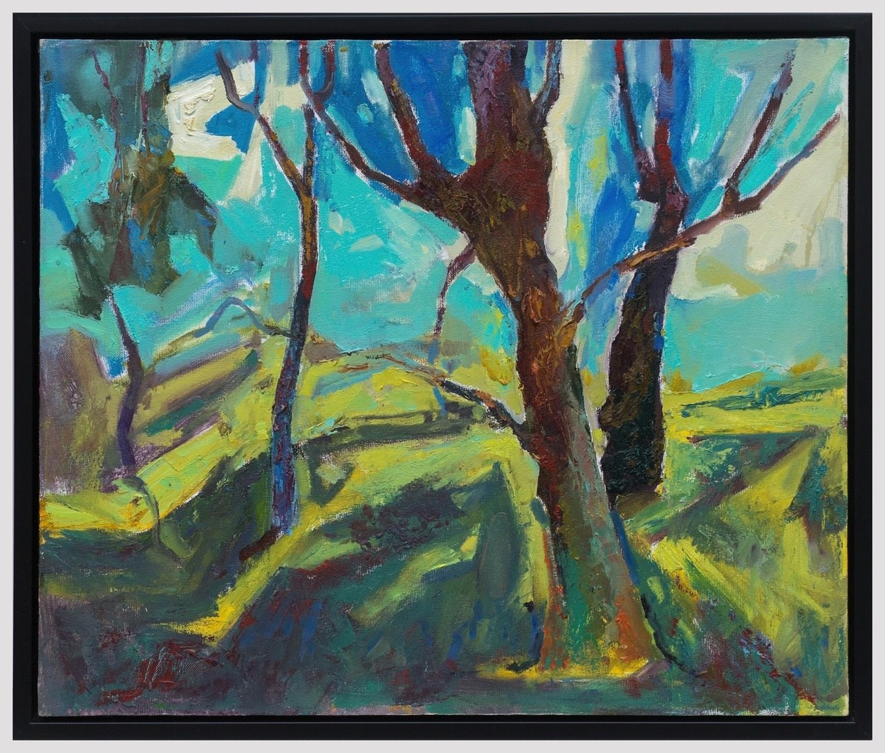 Дубы в Богдарне. Художник Александр Каверин