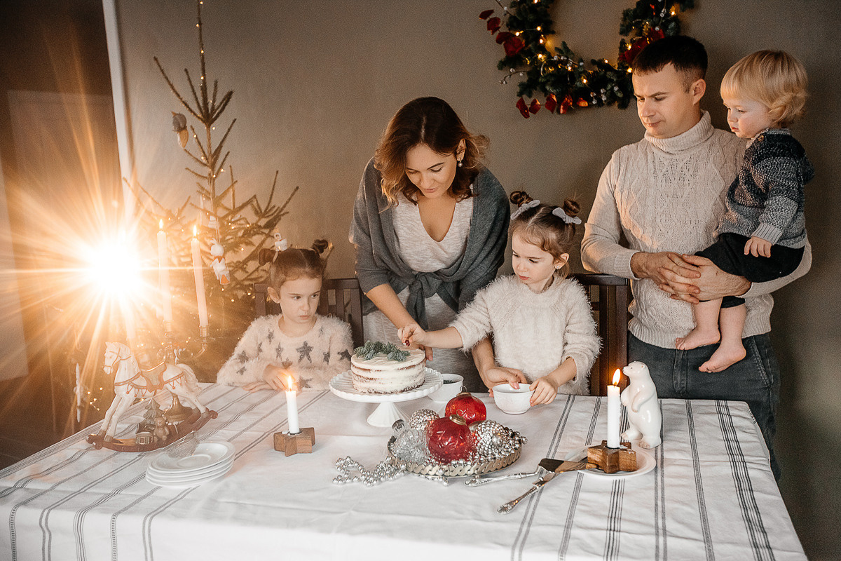 Дом под Новый Год. Фотограф Подсумкина Ирина