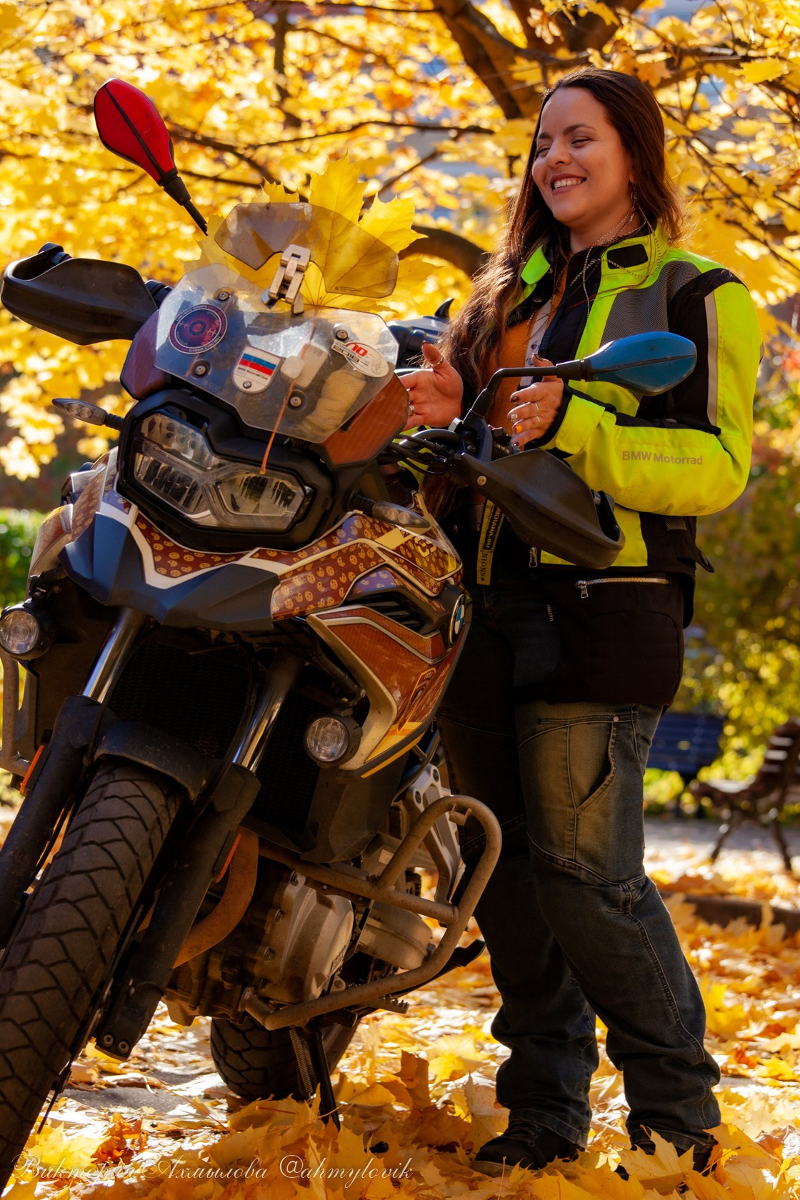Маша Печенька (BMW GS1200). Виктория Ахмылова. Фотограф в Москве