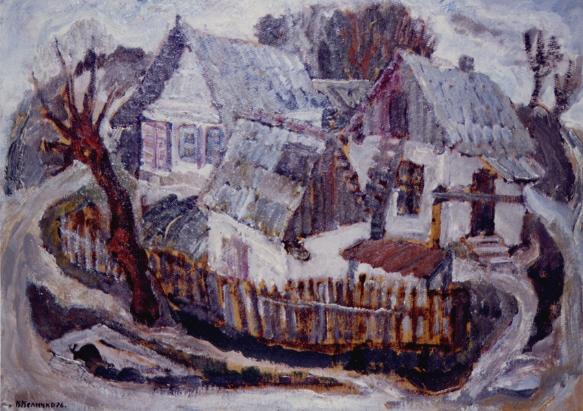 «Конец зимы» 1976 год Собр. Д. Томас. Испания. Художник Величко Вадим Семёнович