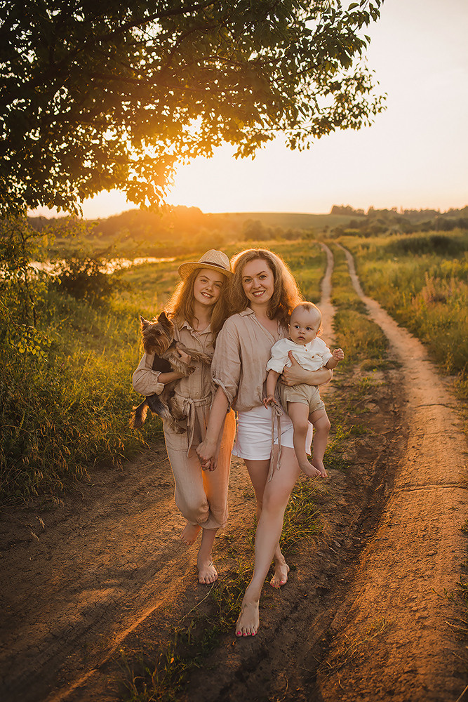 Мама Аня, Лиза и Макар. Свадебный и семейный фотограф в Белгороде Евгения Курочкина