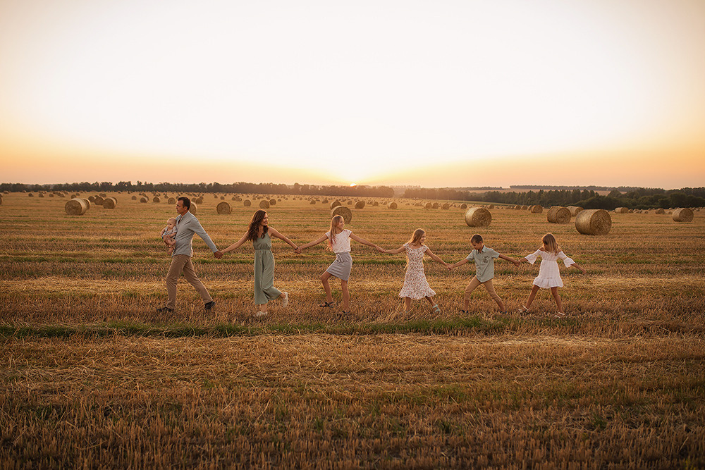 Большая и дружная семья. Свадебный и семейный фотограф в Белгороде Евгения Курочкина