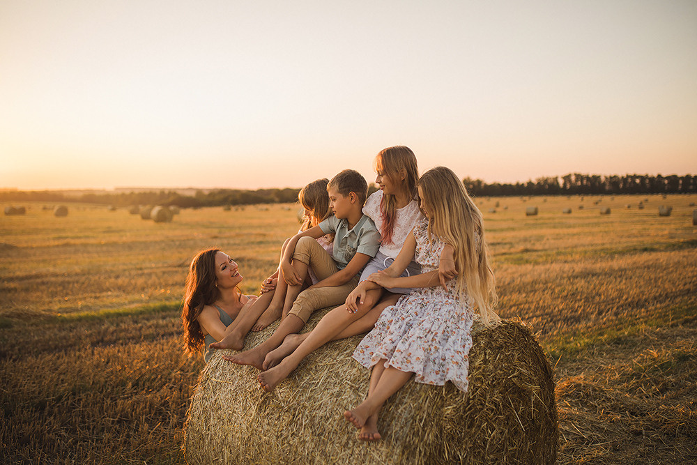 Большая и дружная семья. Свадебный и семейный фотограф в Белгороде Евгения Курочкина