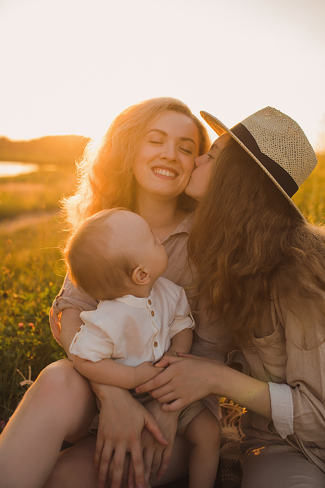 Мама Аня, Лиза и Макар. Свадебный и семейный фотограф в Белгороде Евгения Курочкина