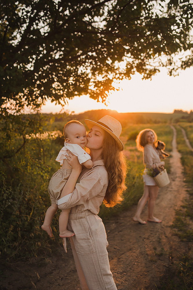 Мама Аня, Лиза и Макар. Свадебный и семейный фотограф в Белгороде Евгения Курочкина
