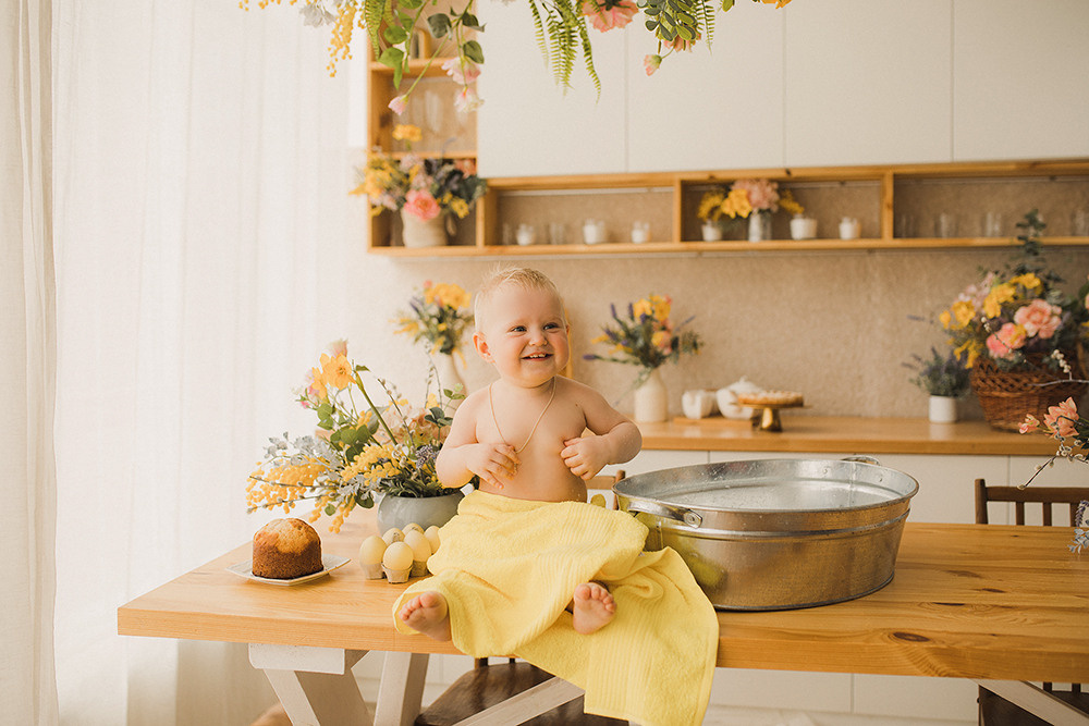 «Пасхальный купашки Настеньки». Свадебный и семейный фотограф в Белгороде Евгения Курочкина