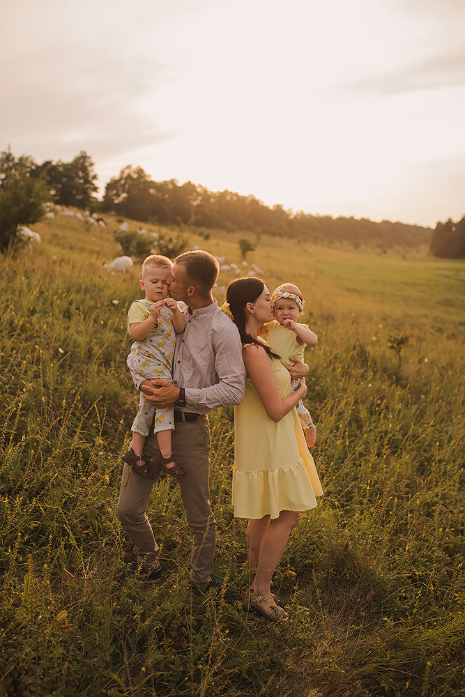 Летний закат. Свадебный и семейный фотограф в Белгороде Евгения Курочкина
