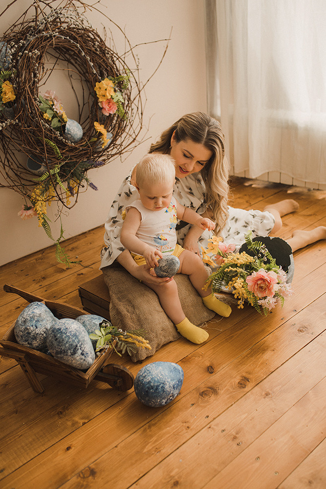 «Пасхальный купашки Настеньки». Свадебный и семейный фотограф в Белгороде Евгения Курочкина