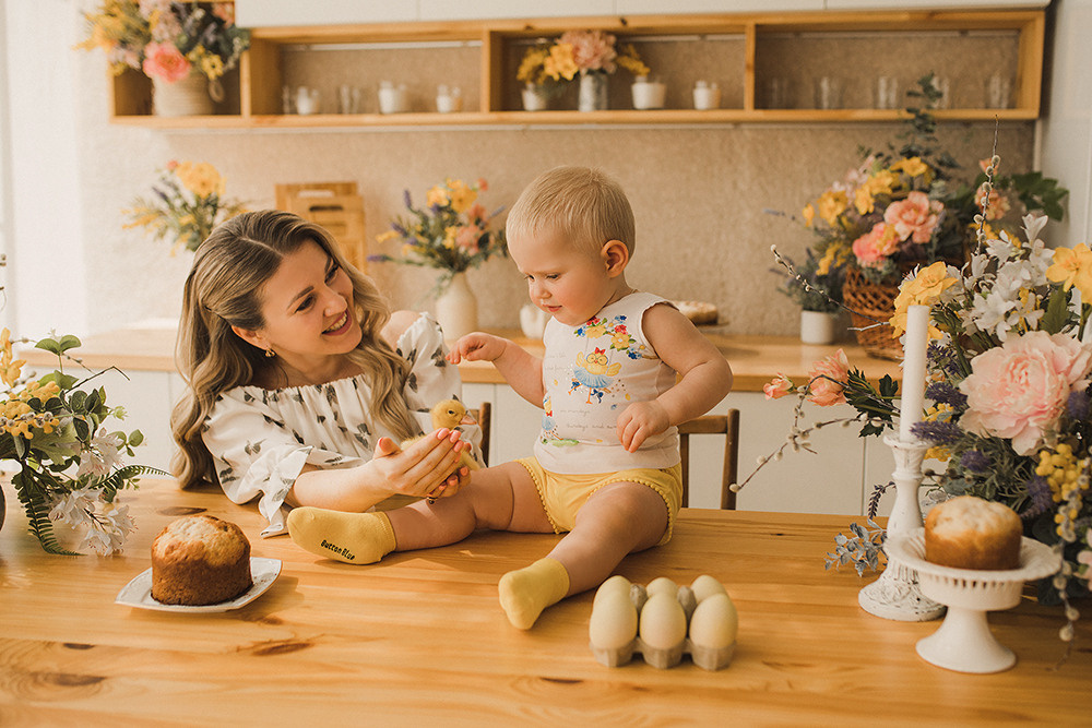 «Пасхальный купашки Настеньки». Свадебный и семейный фотограф в Белгороде Евгения Курочкина
