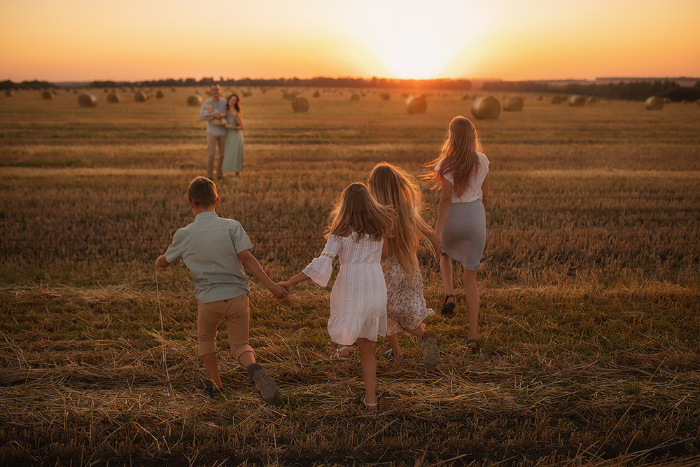 Большая и дружная семья. Свадебный и семейный фотограф в Белгороде Евгения Курочкина