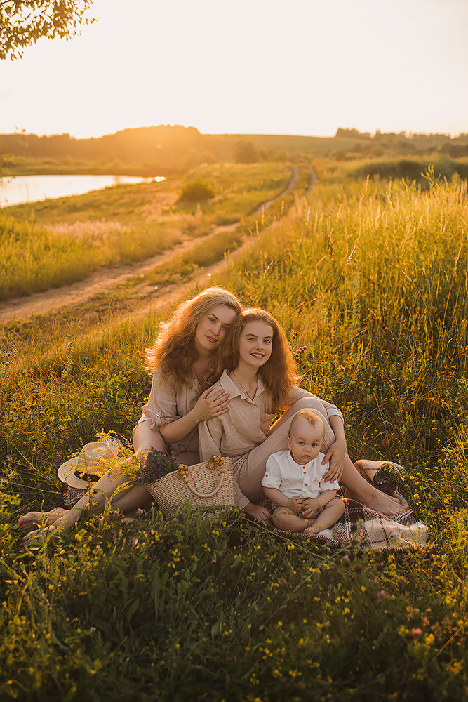 Мама Аня, Лиза и Макар. Свадебный и семейный фотограф в Белгороде Евгения Курочкина