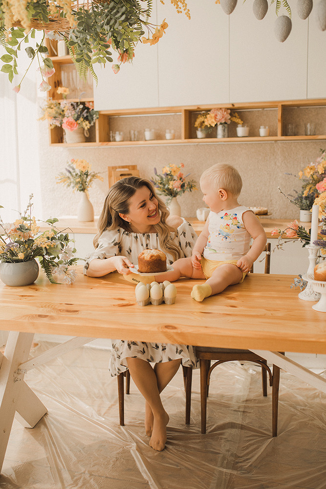 «Пасхальный купашки Настеньки». Свадебный и семейный фотограф в Белгороде Евгения Курочкина