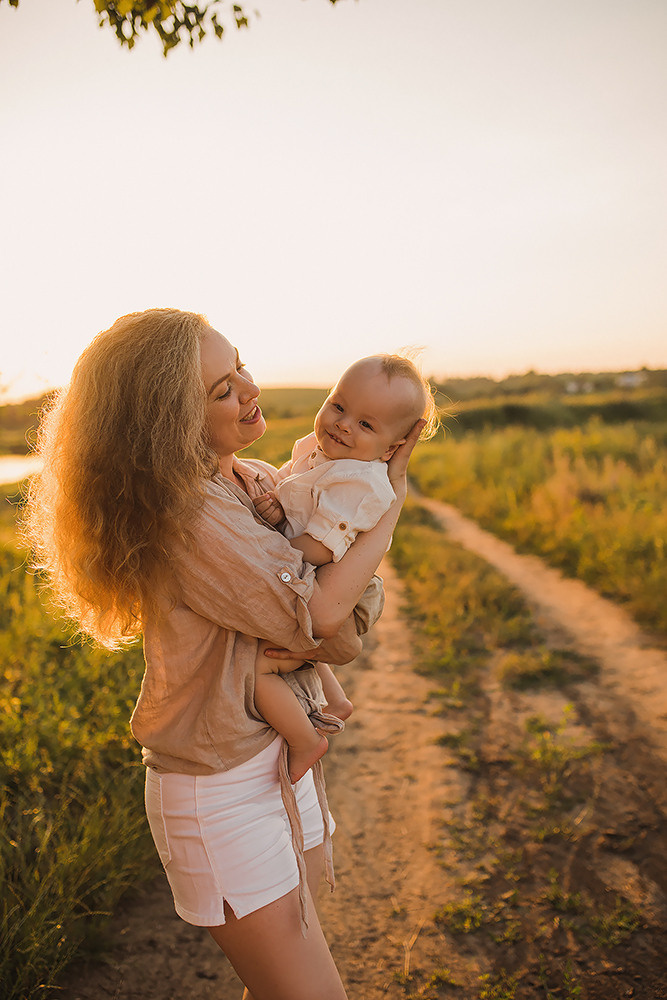 Мама Аня, Лиза и Макар. Свадебный и семейный фотограф в Белгороде Евгения Курочкина