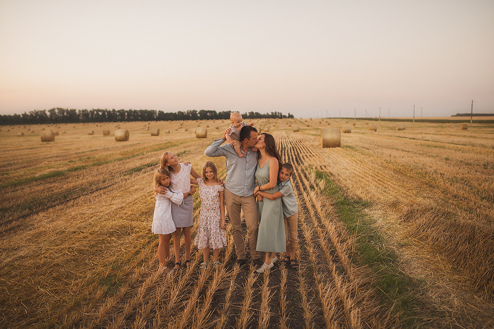 Большая и дружная семья. Свадебный и семейный фотограф в Белгороде Евгения Курочкина