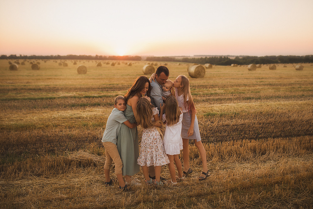 Большая и дружная семья. Свадебный и семейный фотограф в Белгороде Евгения Курочкина