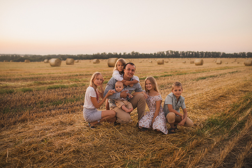 Большая и дружная семья. Свадебный и семейный фотограф в Белгороде Евгения Курочкина
