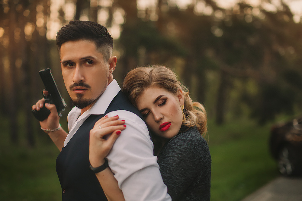 Бонни и Клайд. Свадебный и семейный фотограф в Белгороде Евгения Курочкина