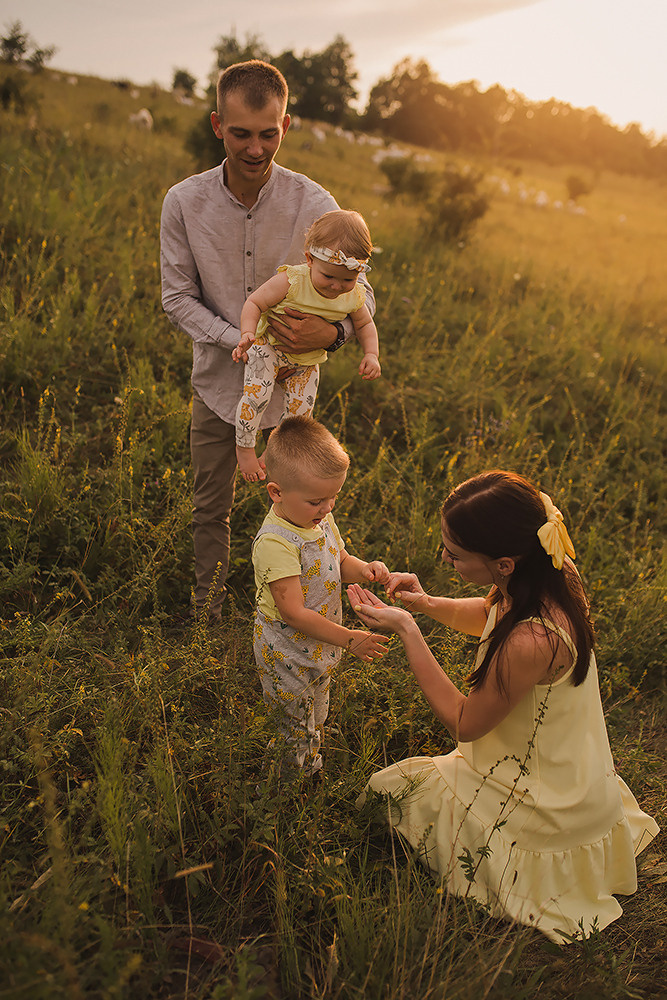 Летний закат. Свадебный и семейный фотограф в Белгороде Евгения Курочкина