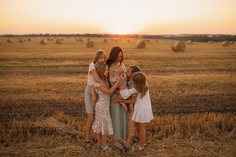 Большая и дружная семья. Свадебный и семейный фотограф в Белгороде Евгения Курочкина