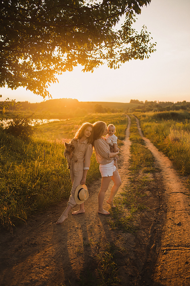 Мама Аня, Лиза и Макар. Свадебный и семейный фотограф в Белгороде Евгения Курочкина