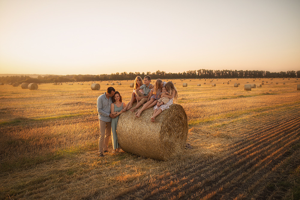 Большая и дружная семья. Свадебный и семейный фотограф в Белгороде Евгения Курочкина