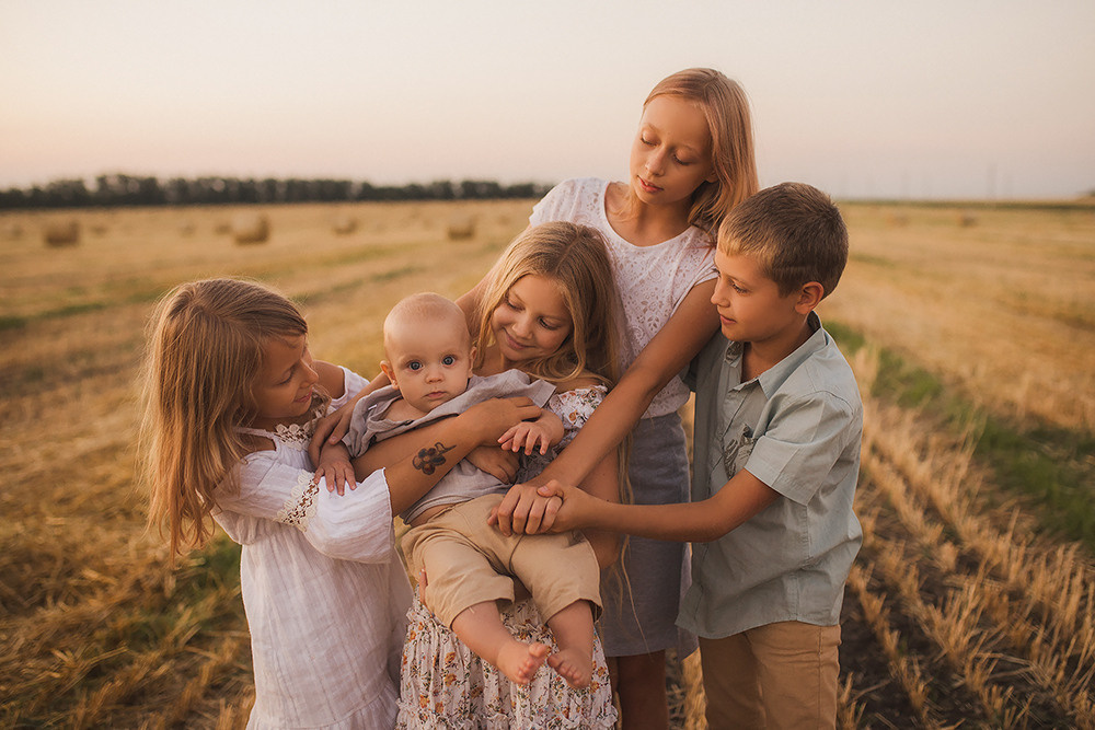 Большая и дружная семья. Свадебный и семейный фотограф в Белгороде Евгения Курочкина