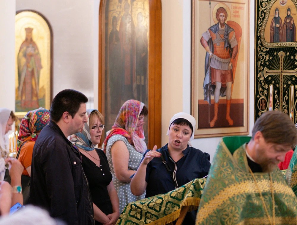 Молебен с акафистом преподобному Гавриилу (Ургебадзе). Саратовское Северо-Западное благочиние