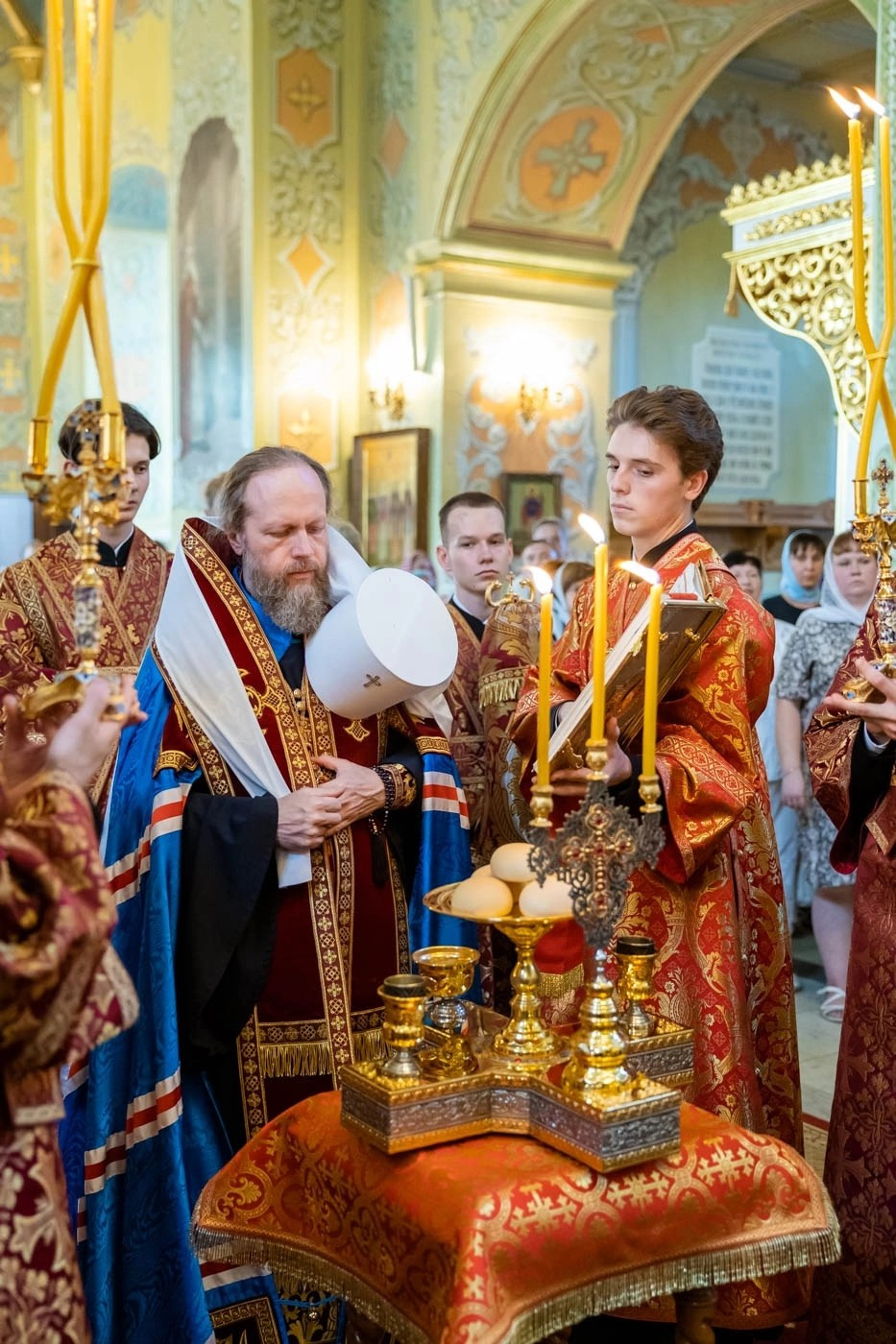 В КАНУН СОБОРА САРАТОВСКИХ СВЯТЫХ СОВЕРШЕНО СОБОРНОЕ АРХИЕРЕЙСКОЕ БОГОСЛУЖЕНИЕ. Саратовское Северо-Западное благочиние