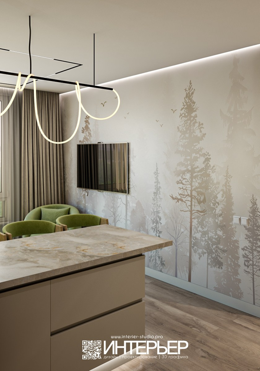 Портфолио. Дизайн интерьера, 3D визуализация и 3D моделирование. Создание проектов и чертежей. КМВ: Кисловодск, Пятигорск, Ессентуки и удаленно