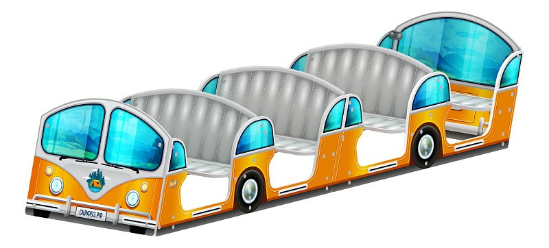 Путешествие - МФ 10.03.09-01 Габариты (ШхДхВ): 3170x840x667 Зона безопасности, мм: 4190x1900