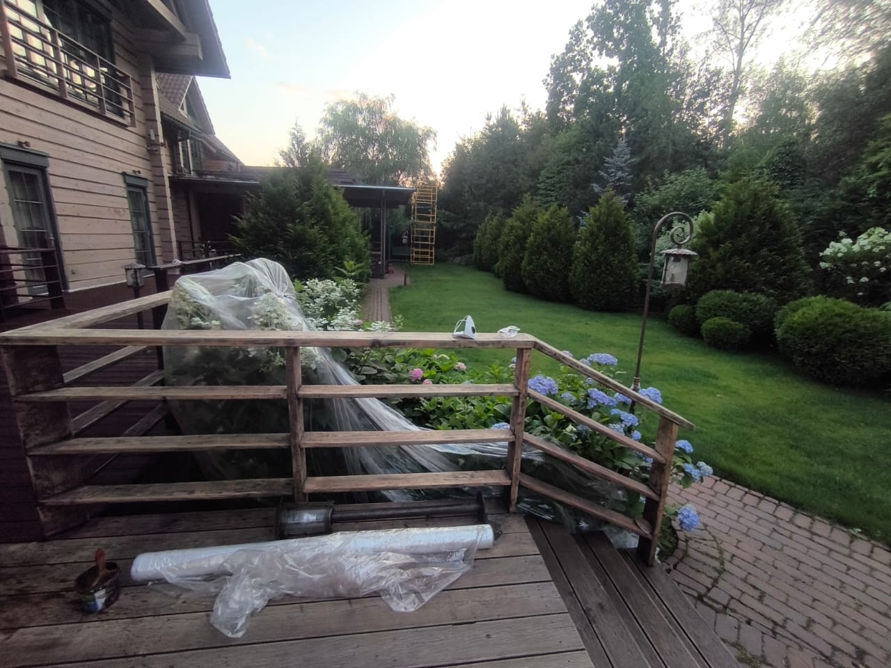 Объект МД-013 КП Графские пруды (полный ремонт террасы). Строительная компания «Милый дом» МД. Москва и Московская область