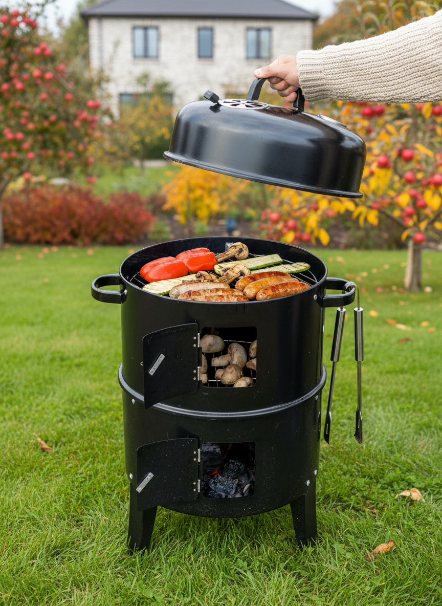 Мангал-коптильня. Предметная фото и видеосъемка в Краснодаре | Профессиональные продающие фото