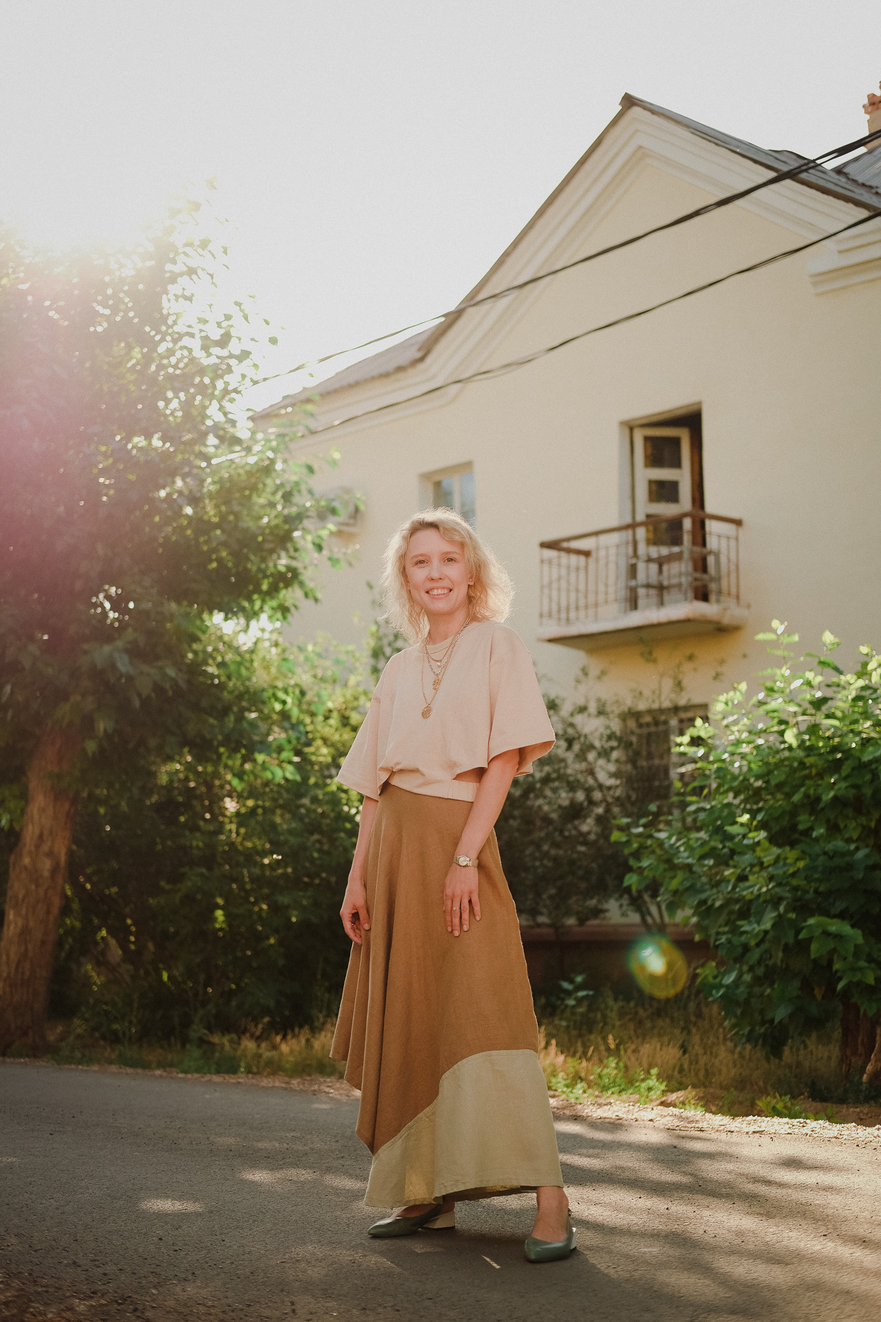 Инна, лето, солнце в городе. Фотограф Ёля Ильясова Оренбург