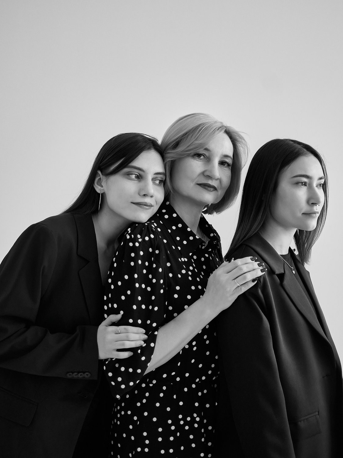 Семейная съемка в студии. Портретный фотограф в Санкт-Петербурге