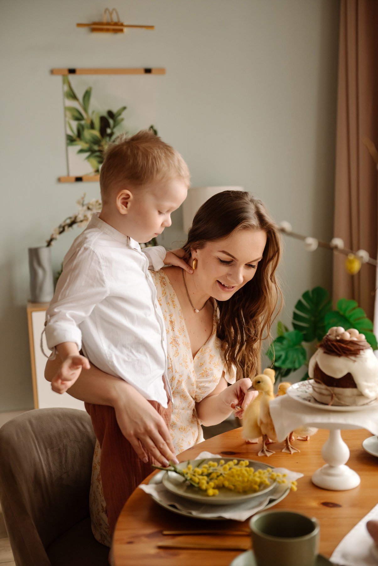 Семейная. Пасха с цыплятами. Свадебный и сеейный фотограф в Санкт-Петербурге Елена Худякова