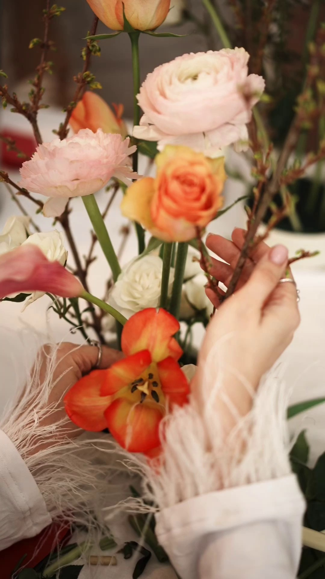 OCHEN' — цветочная встреча 14 февраля. Семейный и детский фотограф и видеограф в Москве, Серпухове и Тарусе Валерия Сорокина