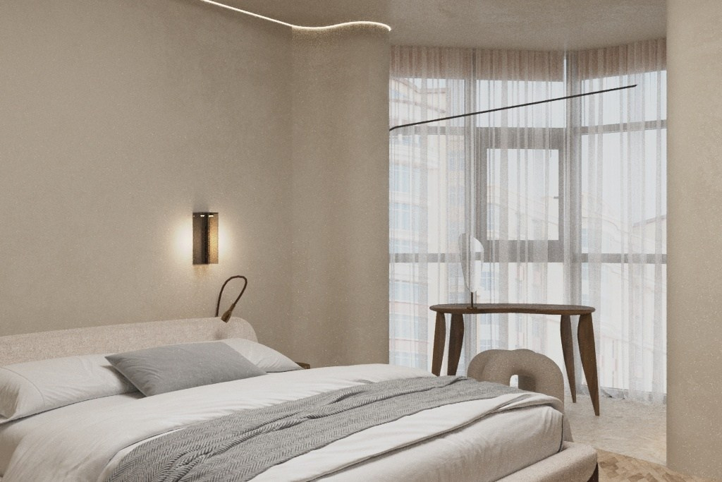 Футуристичная квартира в стиле минимализм. Главная