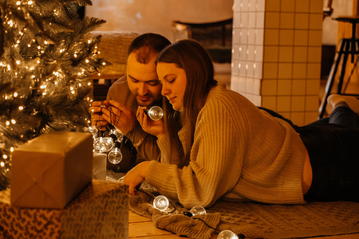 Новогодняя история Анны. Свадебный и семейный фотограф в Новосибирске Синицына Наталья