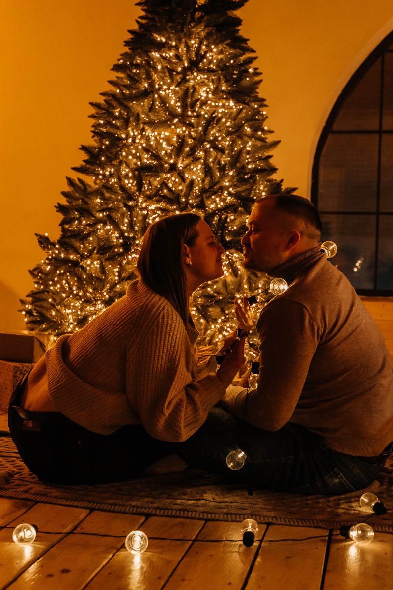 Новогодняя история Анны. Свадебный и семейный фотограф в Новосибирске Синицына Наталья