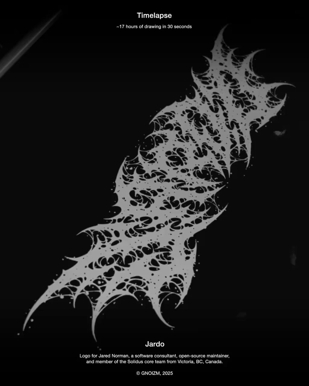 Jardo. GNOIZM | Metal Logos & Dark Lettering