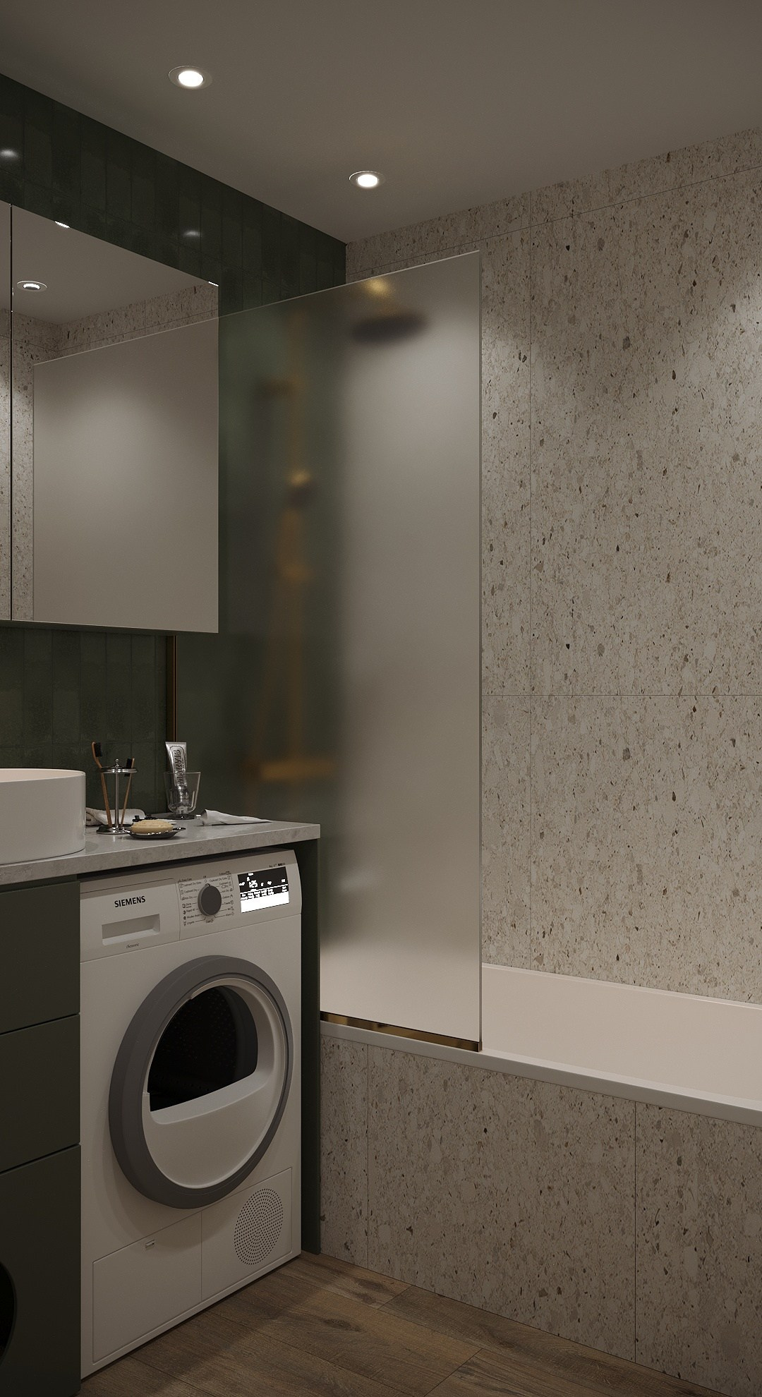 Санузел 3 кв. м. ЖК Сан Сити. Annything design