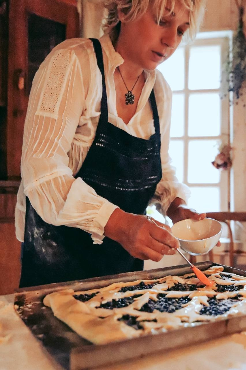 Черничный пирог. Фотограф Олеся Шипихина г. Москва