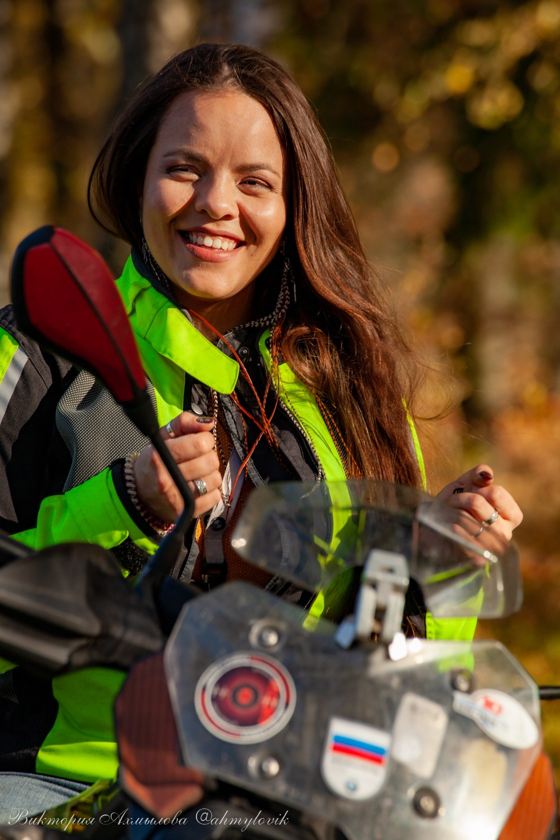 Маша Печенька (BMW GS1200). Виктория Ахмылова. Фотограф в Москве