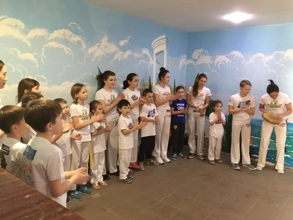 Показательное выступление перед ветеранами март 2019. Капоэйра в Казани ABADÁ-Capoeira