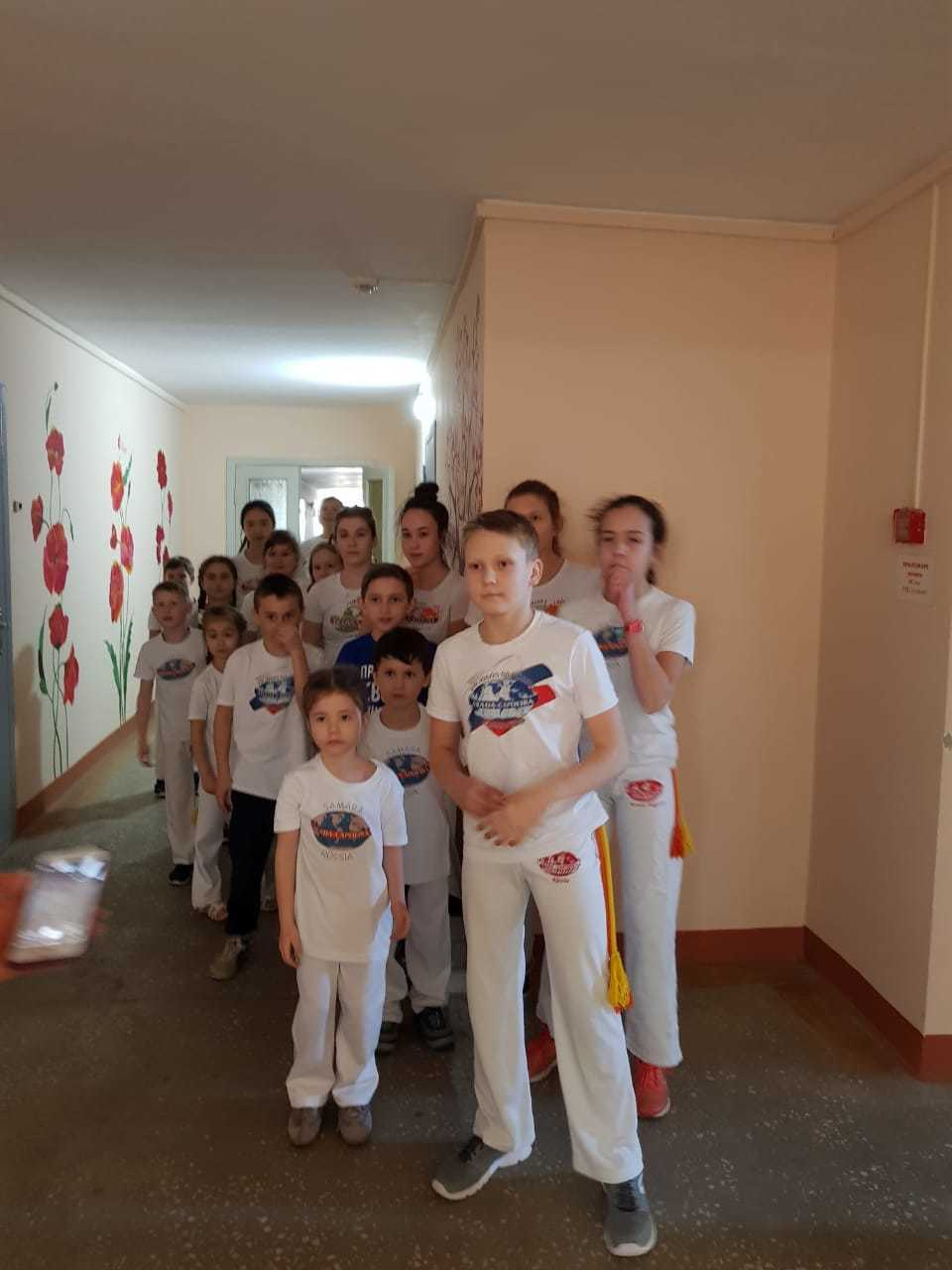 Показательное выступление перед ветеранами март 2019. Капоэйра в Казани ABADÁ-Capoeira