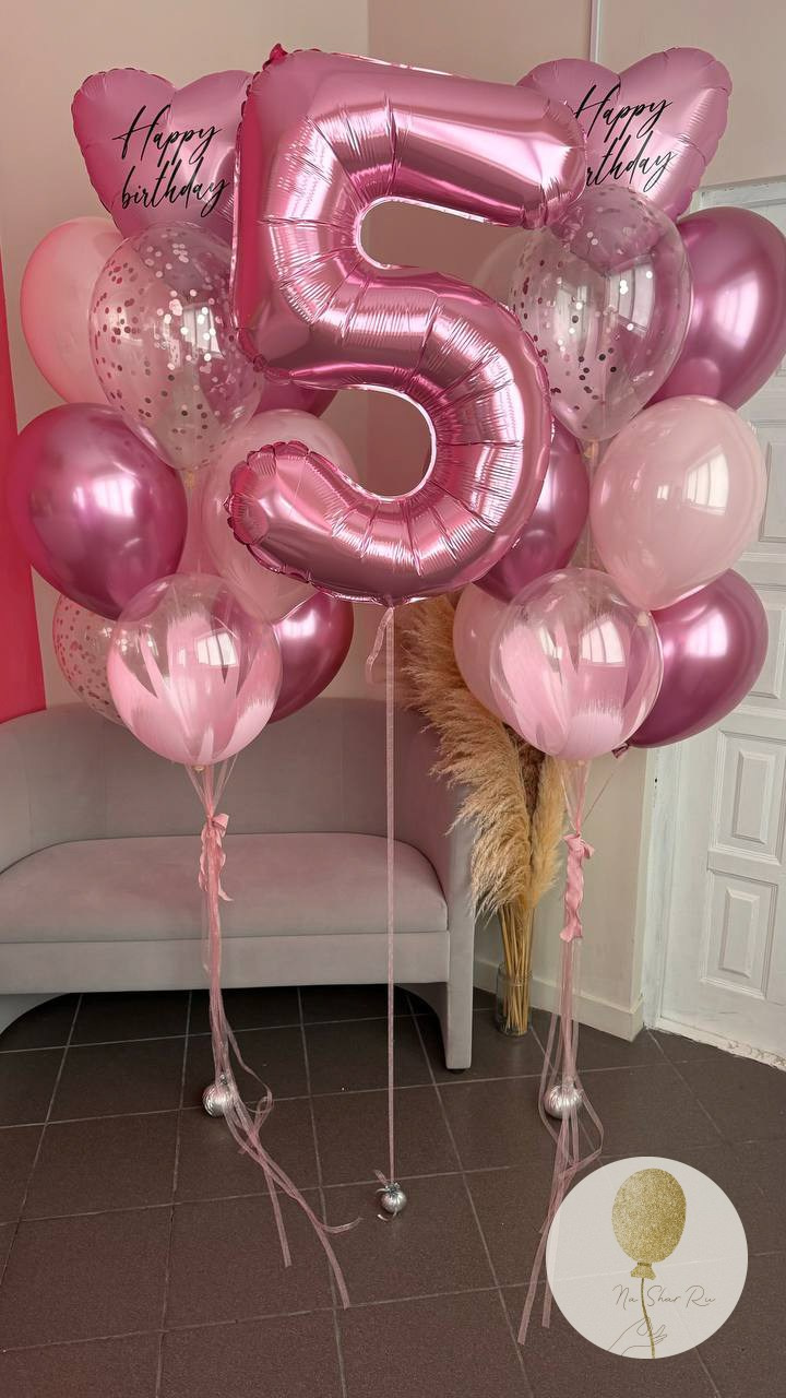 Шары для ребенка (девочка). Воздушные шары с гелием в Донецке