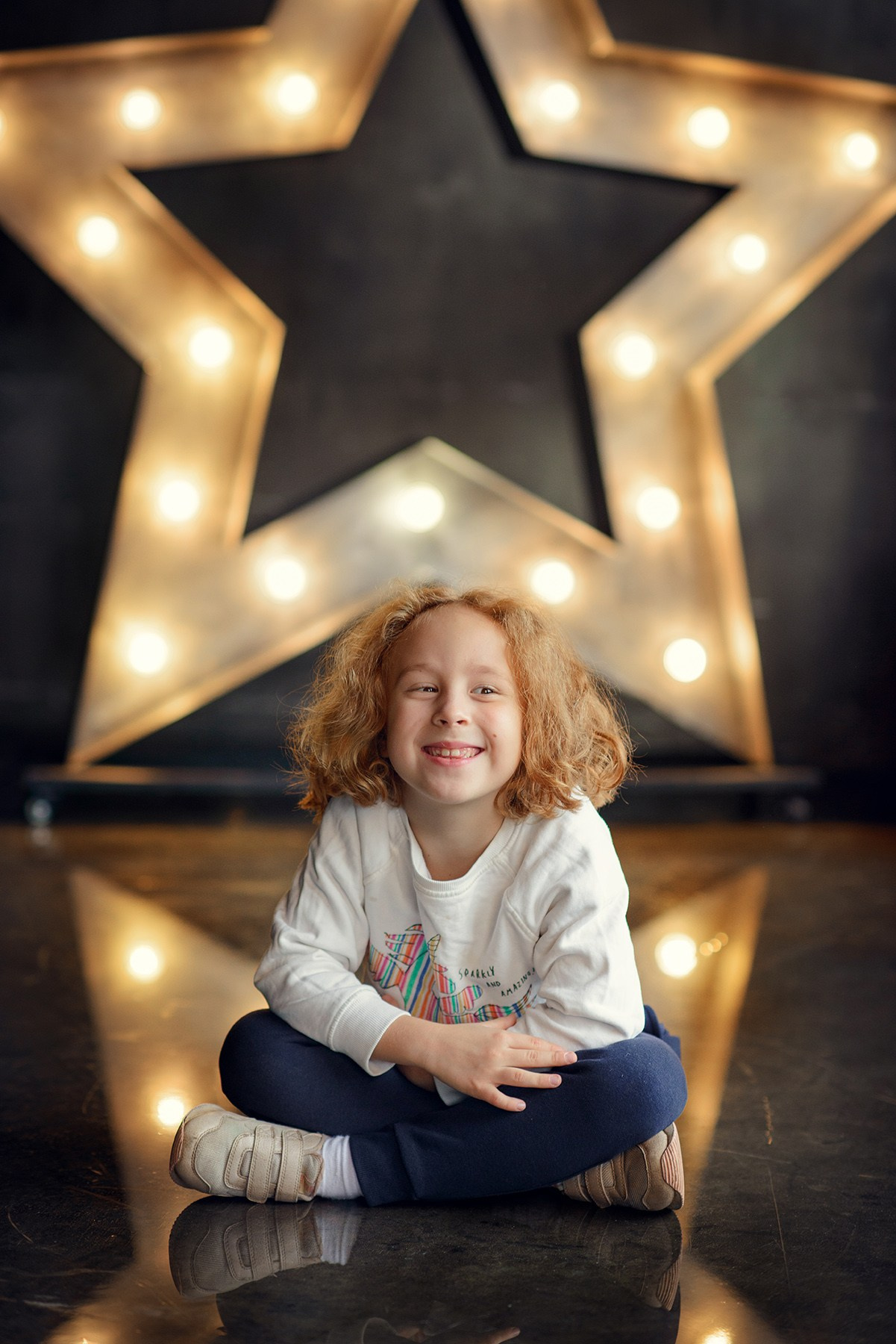 a girl in the studio, a photo shoot
